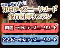 東京ディズニーリゾート 夜行日帰りプラン